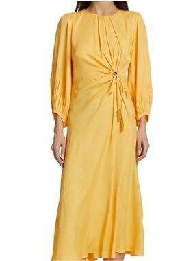 farm rio vintage wave long-sleeve maxi dress Medium Farm Rio Vintage Wave Maxidresd